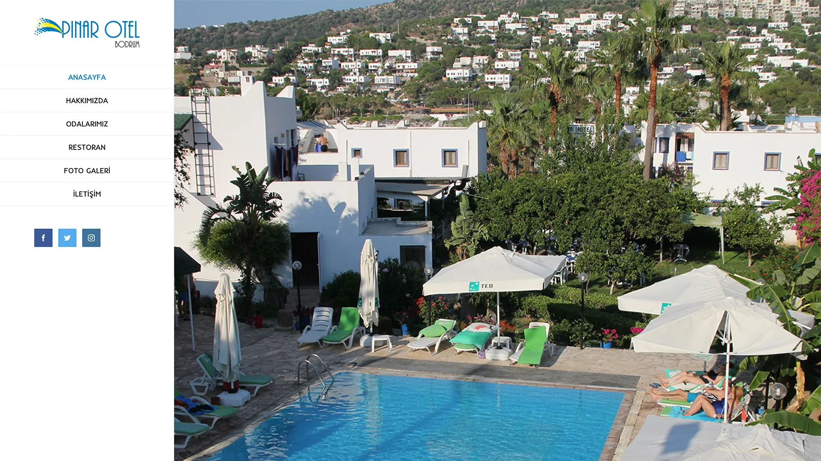 Pınar Otel web sitesi