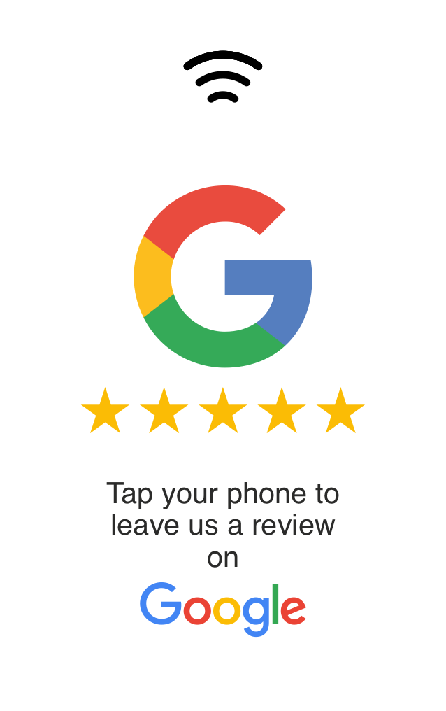 Google Yorum Kartı Arka Yüz